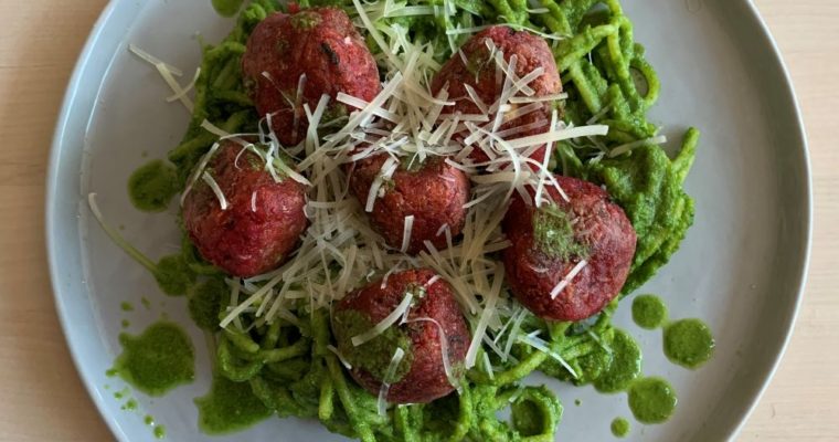 Spaghetti with Veggie (meat)balls